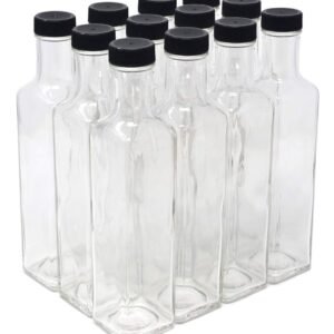 250ml Square Glass Bottle