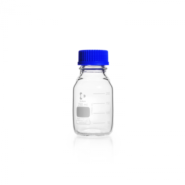 1L ISO Reagent Bottle with 45mm Blue Cap - Image 2