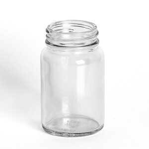 60ml Clear Glass Powder Jar