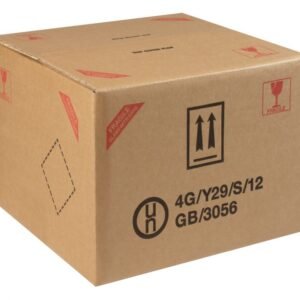 UN 4G Fibreboard Box for 4 x 1L Glass Bottles