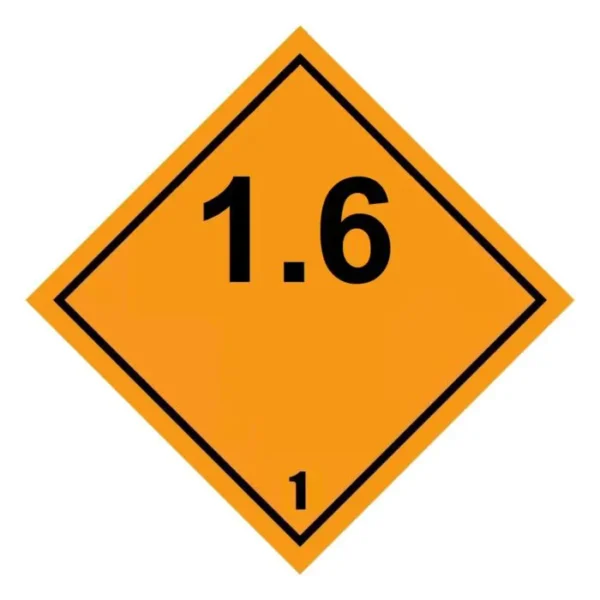 Class 1.6 Hazard Labels