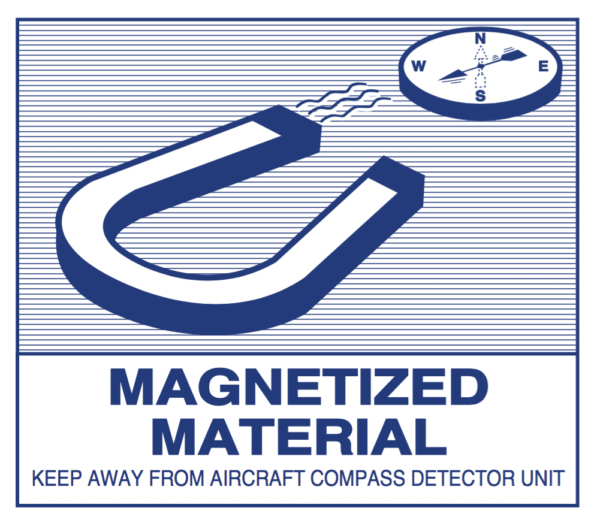 Magnetised Material Label