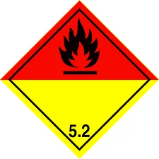 Class 5.2 Hazard Labels